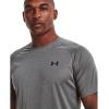 imageUnder Armour Mens Velocity 20 Short Sleeve T Shirt012 Pitch Gray Light Heather   Black