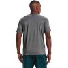 imageUnder Armour Mens Velocity 20 Short Sleeve T Shirt012 Pitch Gray Light Heather   Black