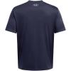 imageUnder Armour Mens Velocity 20 Short Sleeve V Neck T Shirt410 Midnight Navy   Mod Gray