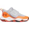 imageUnder Armour Unisex Grade School Zone Basketball 2 011 Mod GrayAres RedBlack 4 US