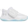 imageUnder Armour Unisex Grade School Zone Basketball 2 104 WhiteWhiteMetallic Silver 35 US