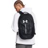 imageUnder Armour Unisex Hustle 60 Backpack 402 Blue AtlantisBlue AtlantisMetallic Silver One Size Fits Most002 Black  Black  White
