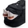 imageUnder Armour Unisex Hustle 60 Backpack 402 Blue AtlantisBlue AtlantisMetallic Silver One Size Fits Most003 Black  Black  Black
