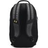 imageUnder Armour Unisex Hustle 60 Backpack 402 Blue AtlantisBlue AtlantisMetallic Silver One Size Fits Most005 Black Full Heather  Black  Metallic Gold