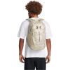 imageUnder Armour Unisex Hustle 60 Backpack 402 Blue AtlantisBlue AtlantisMetallic Silver One Size Fits Most110 Summit White   Taupe Dusk