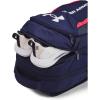 imageUnder Armour Unisex Hustle 60 Backpack 402 Blue AtlantisBlue AtlantisMetallic Silver One Size Fits Most412 Midnight Navy  Midnight Navy  White