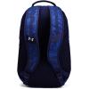 imageUnder Armour Unisex Hustle 60 Backpack 402 Blue AtlantisBlue AtlantisMetallic Silver One Size Fits Most432 Tech Blue  Navy Magic  Metallic Silver