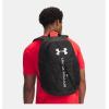 imageUnder Armour Unisex Hustle Sport 60 Backpack 002 BlackMetallic Black One Size Fits Most001 Black  Black  Metallic Silver