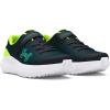 imageUnder Armour UnisexChild Pre School Surge 4 Alternate Closure Running Shoe003 BlackHigh Vis YellowCircuit Teal
