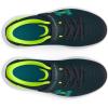imageUnder Armour UnisexChild Pre School Surge 4 Alternate Closure Running Shoe003 BlackHigh Vis YellowCircuit Teal