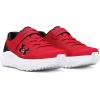 imageUnder Armour UnisexChild Pre School Surge 4 Alternate Closure Running Shoe600 RedBlackBlack