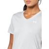 imageUnder Armour Womens Tech Short Sleeve V Neck538 Transparent   White