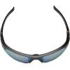 imageUnder Armour Youth Windup Wrap SunglassesSatin Carbon  Ua Tuned Baseball With Blue