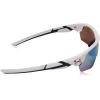 imageUnder Armour Youth Windup Wrap SunglassesSatin White With Navy  Ua Tuned Baseball With Blue