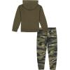 imageUnder Armour boys Long Sleeve Logo Hoodie ampamp Joggers SetMarine Od Camo