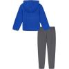 imageUnder Armour boys Long Sleeve Logo Hoodie ampamp Joggers SetTeam Royal Sherpa