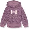 imageUnder Armour girls Hoodie Set Bottoms ampamp Hoodie Lightweight ampamp Relaxed FitMisty Purple Leopard