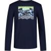 imageUnder Armour Boys Long Sleeve Shirt Crewneck Lightweight and BreathableNavy Gradient