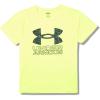 imageUnder Armour Boys Tech Big Logo Short Sleeve T Shirt Plus732 High Vis Yellow   Blackhusky Boys