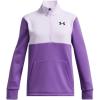 imageUnder Armour Girls Fleece 12 Zip535 Salt Purple   Black