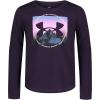imageUnder Armour Girls Outdoor Long Sleeve Tee Stylish Crew Neckline Cute Full FitEggplant Purple