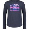 imageUnder Armour Girls Outdoor Long Sleeve Tee Stylish Crew Neckline Cute Full FitMidnight Navy