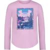 imageUnder Armour Girls Outdoor Long Sleeve Tee Stylish Crew Neckline Cute Full FitStellar Pink