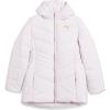imageUnder Armour Girls Quilted Puffer Jacket Front Pockets ampamp Hooded Back MidWeight ampamp Water RepellentCool Pink