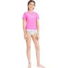 imageUnder Armour Girls Rashguard SetRebel Pink Stripe