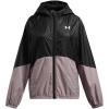 imageUnder Armour Girls Sport Windbreaker Jacket002 Black  Tetra Gray  White