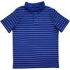 imageUnder Armour Matchplay Printed Golf PoloRoyalBlackWhite Stripe 403