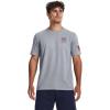 (035) Steel Medium Heather / / Red