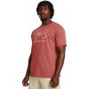 imageUnder Armour Mens Global Foundation Short Sleeve T Shirt611 Sedona Red   White
