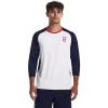 (100) White / Midnight Navy / Red