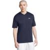imageUnder Armour Mens Velocity 20 Short Sleeve V Neck T Shirt410 Midnight Navy   Mod Gray