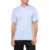 imageUnder Armour Mens Velocity 20 Short Sleeve V Neck T Shirt539 Celeste   White