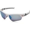 imageUnder Armour Youth Windup Wrap SunglassesSatin White With Navy  Ua Tuned Baseball With Blue