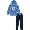 imageUnder Armour boys Long Sleeve Logo Hoodie ampamp Joggers SetBlue Geode
