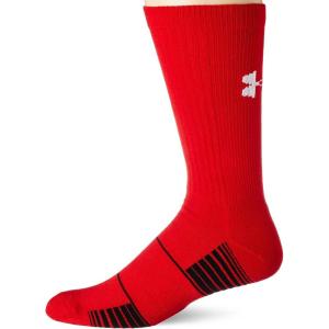 imageUnder Armour Adult Team Crew SocksRed White