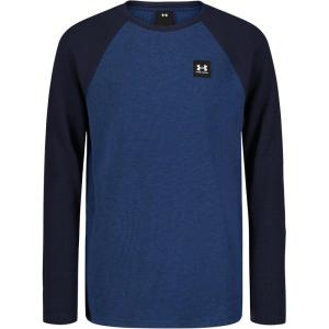 imageUnder Armour Boys Outdoor Long Sleeve Tee Stylish Crew Neckline Cute Full Fit