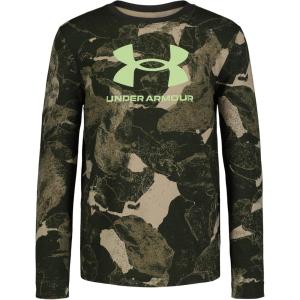 imageUnder Armour Boys Outdoor Long Sleeve Tee Stylish Crew Neckline Cute Full FitBaroque Rack Shades