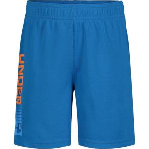 imageUnder Armour Boys Prototype Short Elastic Waistband Soft ampamp ComfortablePhoton Blue  Wordmark