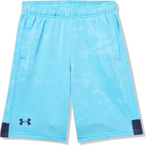 imageUnder Armour Boys Tech Jacquard 20 Shorts001 Black  Castlerock  White