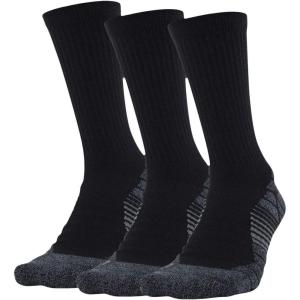 imageUnder Armour Elevated Performance Crew Socks 3PairsBlackHalo Gray