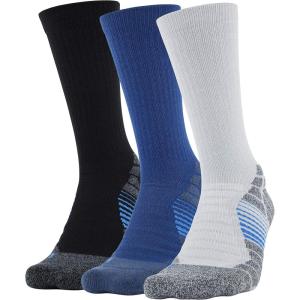 imageUnder Armour Elevated Performance Crew Socks 3PairsHalo GrayGraphite Blue