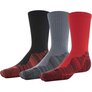 imageUnder Armour Elevated Performance Crew Socks 3PairsRed Assorted 1