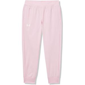 imageUnder Armour Girls ArmourSport Woven Joggers647 Prime Pink   White