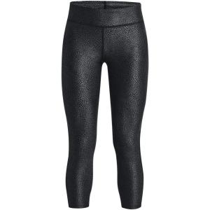 imageUnder Armour Girls HeatGear Printed Ankle Crop Legging005 Black   Black