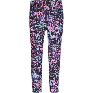 imageUnder Armour Girls HeatGear Printed Ankle Crop LeggingBlack 002White