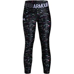 imageUnder Armour Girls HeatGear Printed Ankle Crop LeggingBlack
